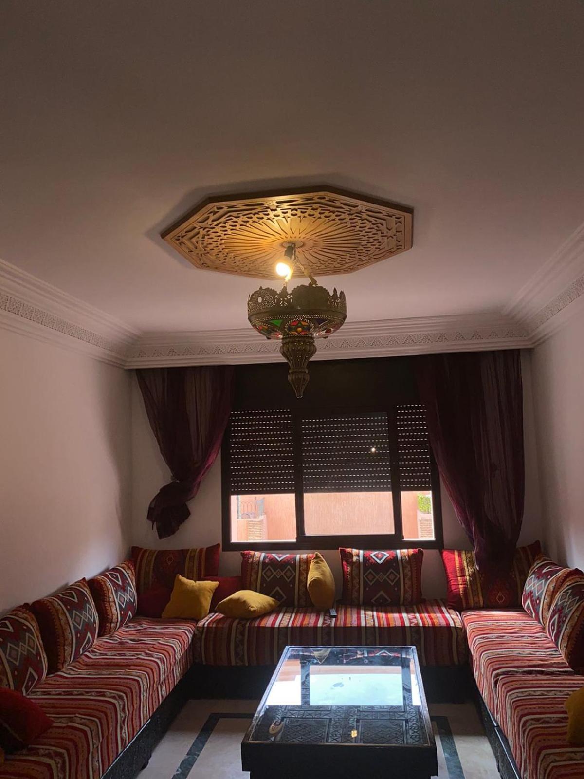 logement booking piscine Gueliz Marrakesh Kamer foto