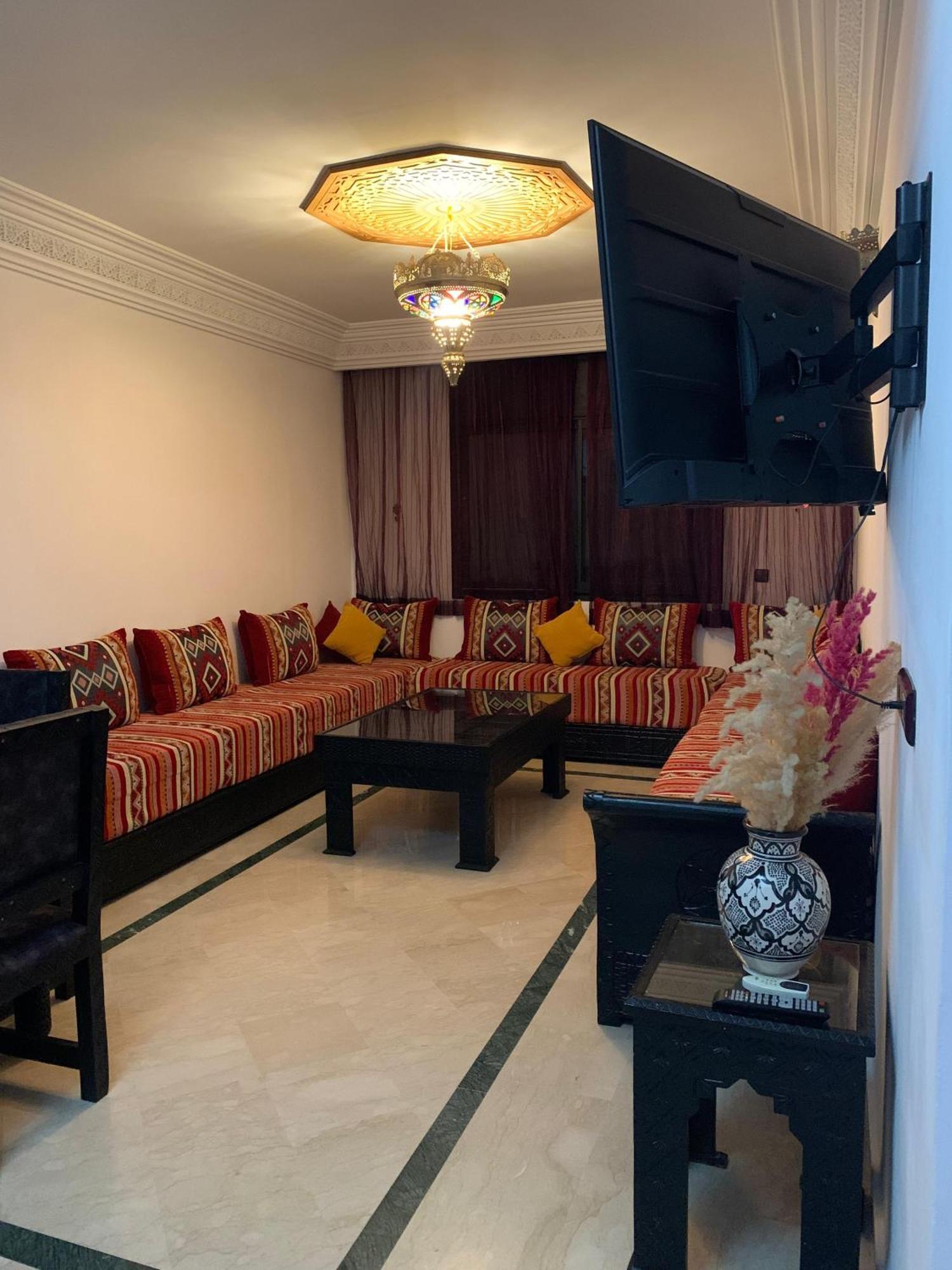logement booking piscine Gueliz Marrakesh Kamer foto