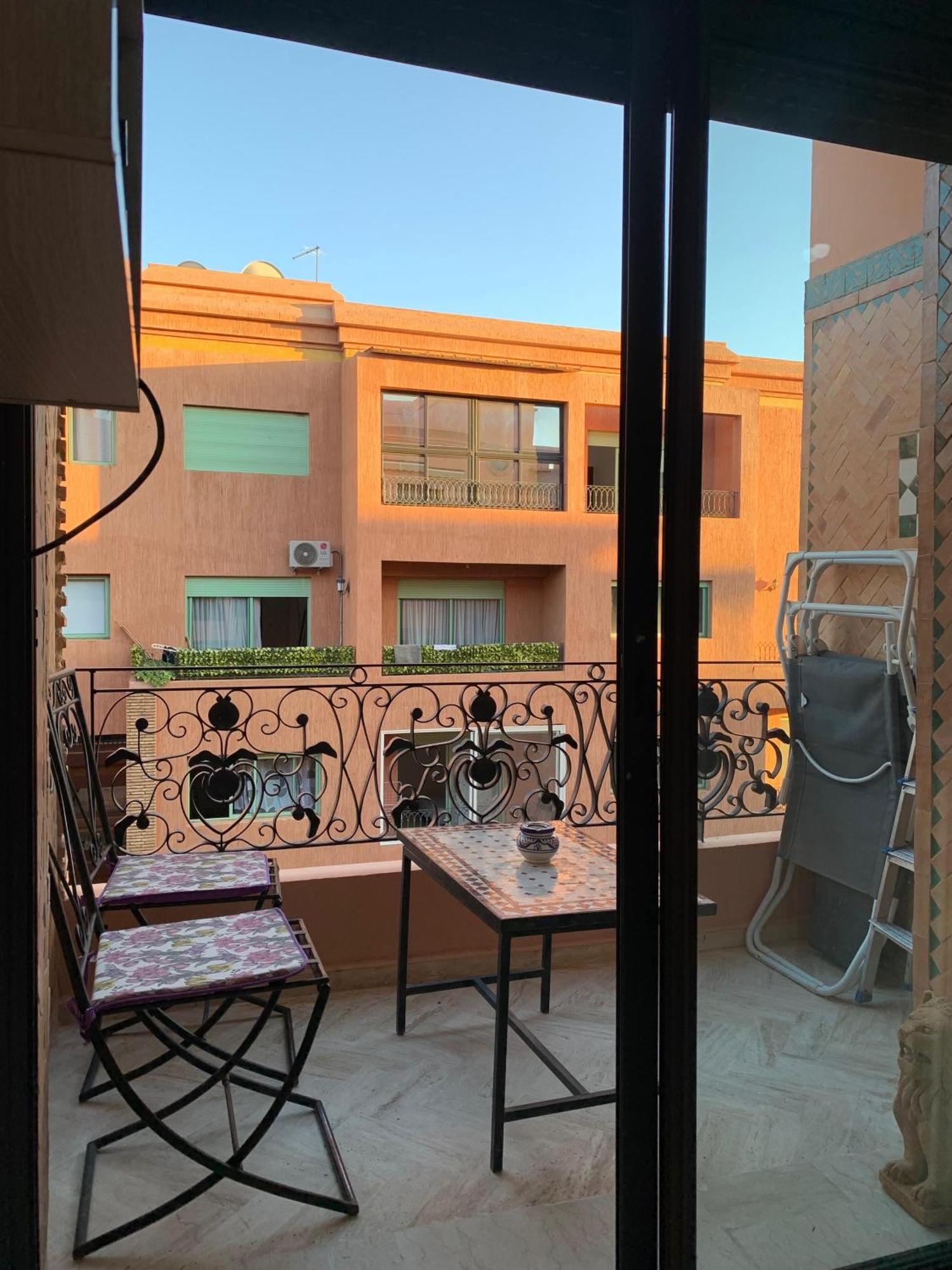 logement booking piscine Gueliz Marrakesh Buitenkant foto
